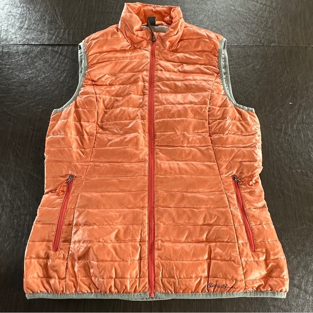 Eddie Bauer Vest Womens Small Travex EB700 Down Puffer Lightweight Outdoors
